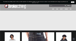 Desktop Screenshot of brokeclothing.com